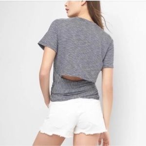 Cute wrap style Gap stripe tee